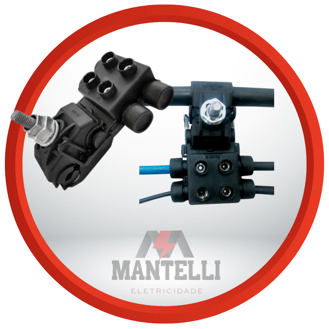 CONECTOR PERFURANTE 4 DERIVAÇÕES TIPO CAIXINHA CAD 4