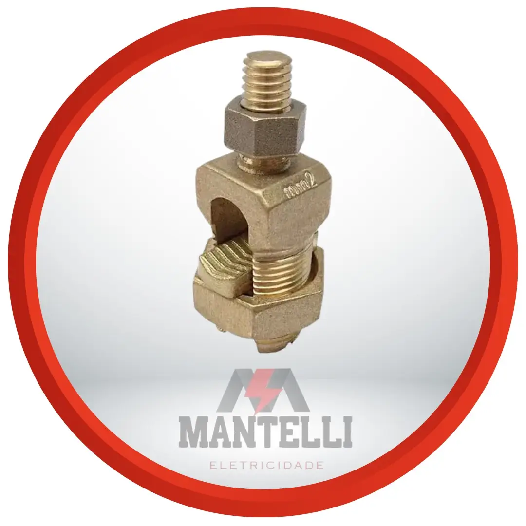 CONECTOR PARAFUSO FENDIDO SPLIT BOLT COM RABICHO